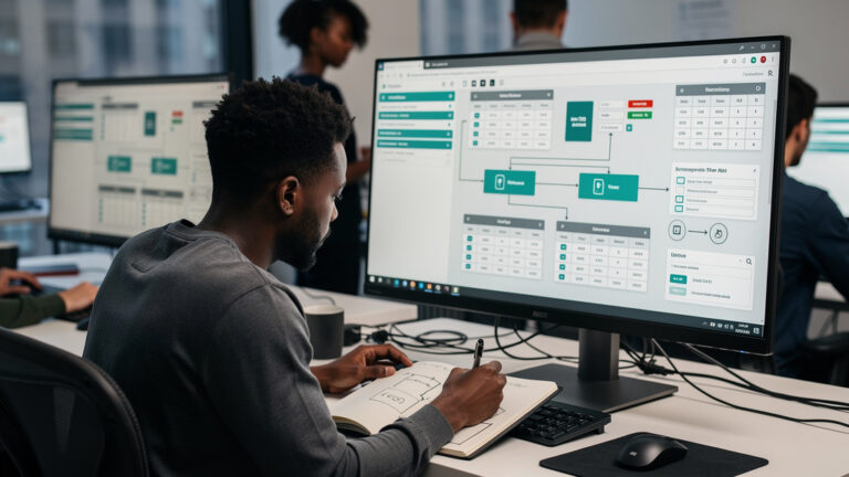 Featured image for Build an AGENTS.md your Python coding agent will follow. Style: topic-grounded-v5-people-first-logo-safe_featured_database_workflow.