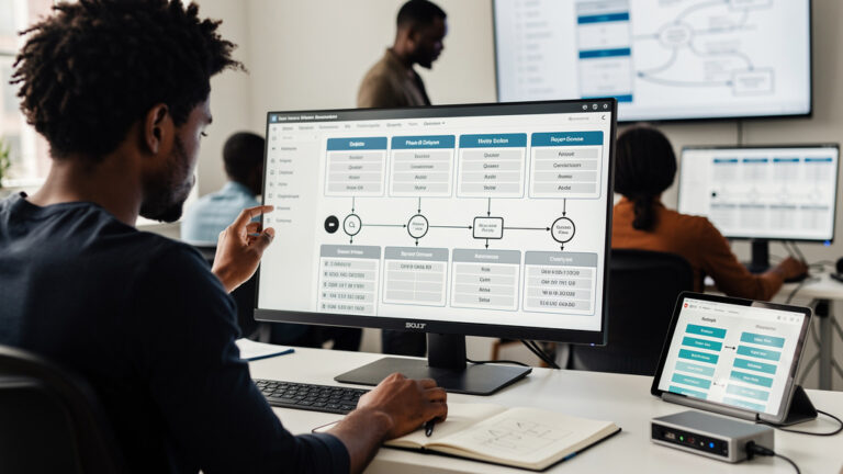 Featured image for Three years of Jellyfin backups without losing a movie. Style: topic-grounded-v5-people-first-logo-safe_featured_database_workflow.
