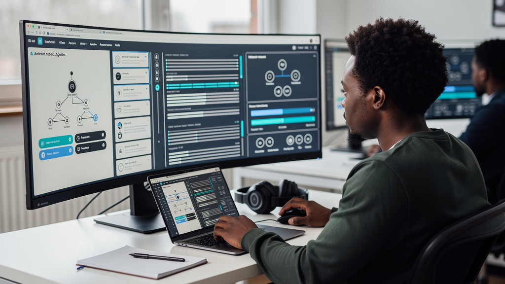Featured image for Your Search Console clicks are missing because AI searched instead. Style: topic-grounded-v5-people-first-logo-safe_featured_ai_agent_workflow.