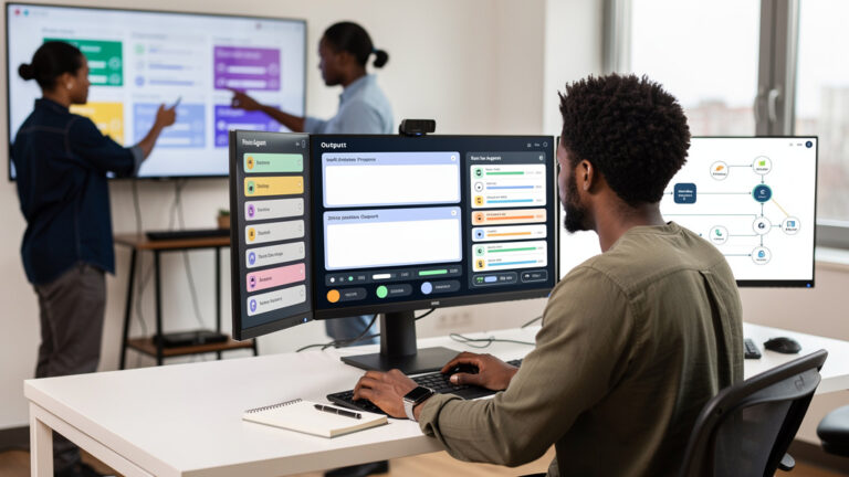 Featured image for Google's $1.5B Mechanize bet is a roadmap for coding tools. Style: topic-grounded-v5-people-first-logo-safe_featured_ai_agent_workflow.