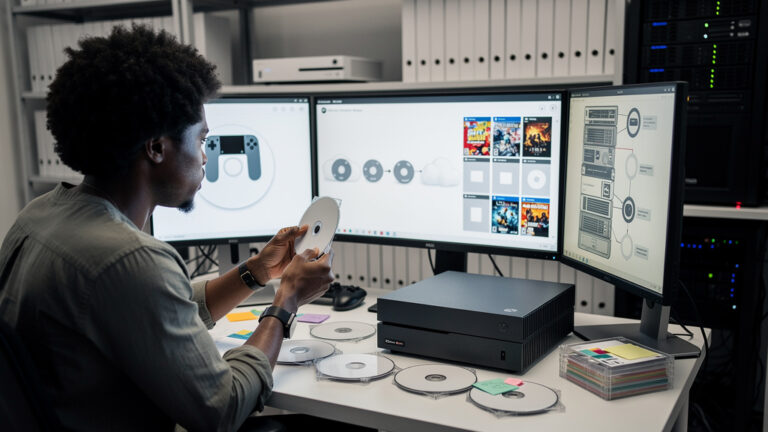 Featured image for Xbox disc-to-digital launches with thousands of titles, not yours. Style: topic-grounded-v5-people-first-logo-safe_featured_general_article_workflow.