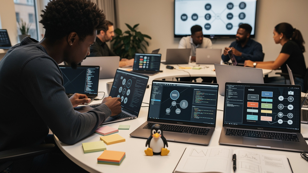 Featured image for Twelve Linux notebooks, three that earned a permanent install. Style: topic-grounded-v5-people-first-logo-safe_featured_general_article_workflow.