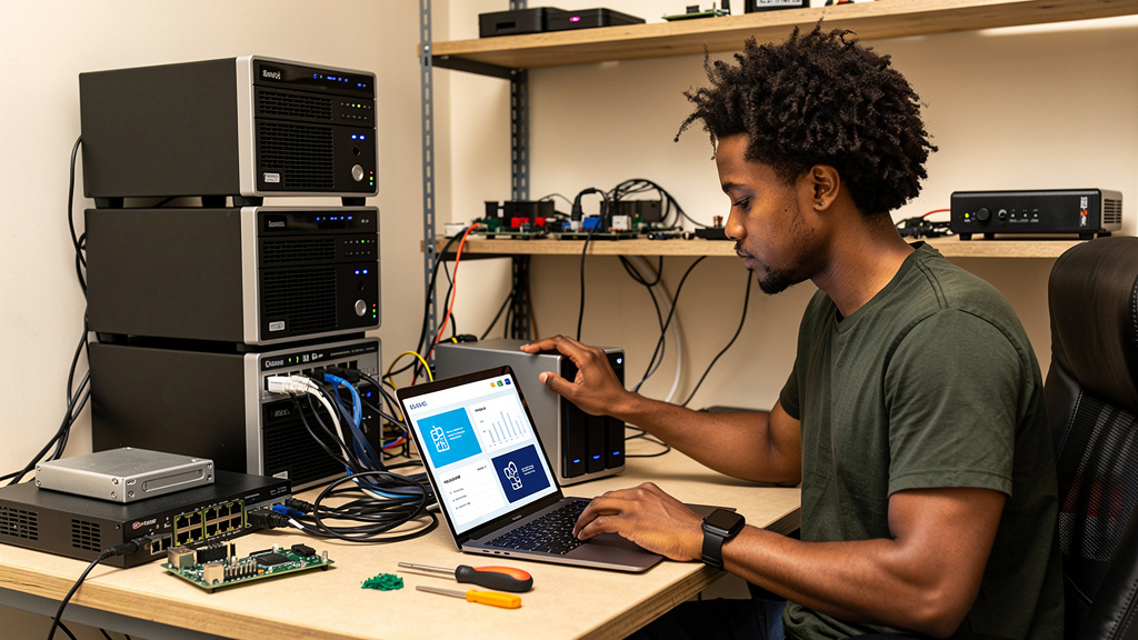 Featured image for Four Docker containers that earn their keep on an old phone. Style: topic-grounded-v5-people-first-logo-safe_featured_infrastructure_workflow.