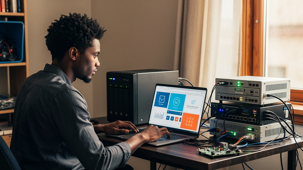 Featured image for Spare PC parts sit better in a home server than in a drawer. Style: topic-grounded-v5-people-first-logo-safe_featured_infrastructure_workflow.