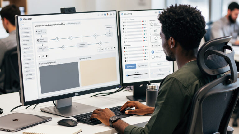 Featured image for A practical field guide to cheaper AI coding workflows. Style: topic-grounded-v5-people-first-logo-safe_featured_ai_agent_workflow.