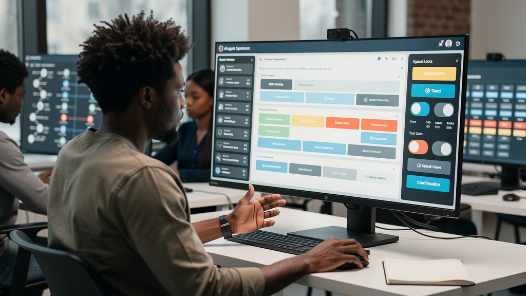 Featured image for Stop auditing the model and start auditing the stack. Style: topic-grounded-v5-people-first-logo-safe_featured_ai_agent_workflow.