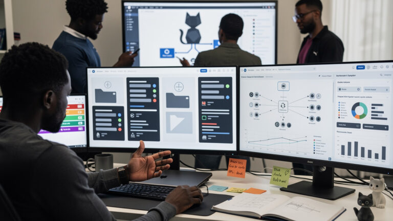 Featured image for Eight hours of GitHub downtime taught every team what they depend on. Style: topic-grounded-v5-people-first-logo-safe_featured_general_article_workflow.