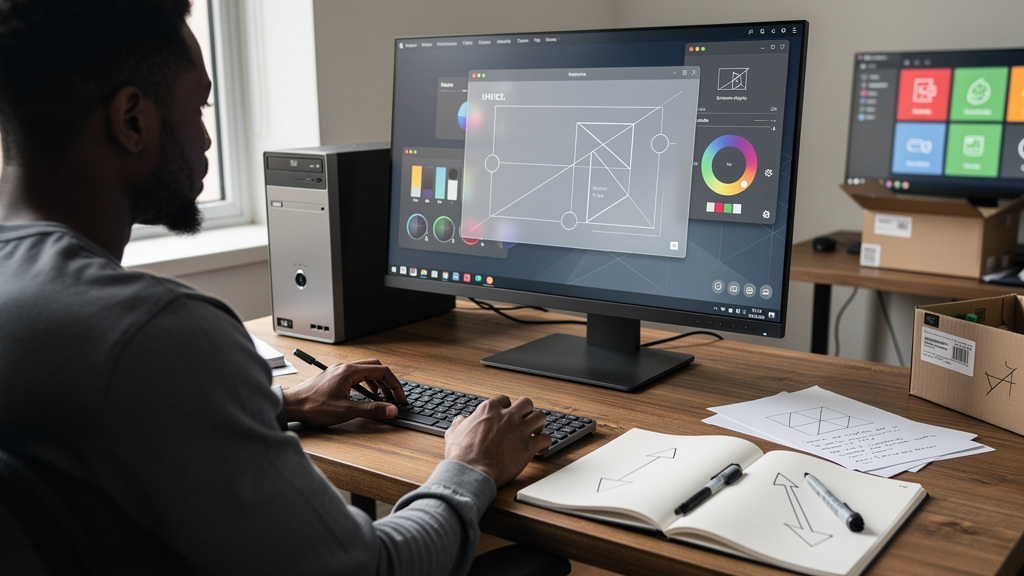 Featured image for Noctalia 5.1 puts the screenshot editor inside your Wayland shell. Style: topic-grounded-v5-people-first-logo-safe_featured_general_article_workflow.