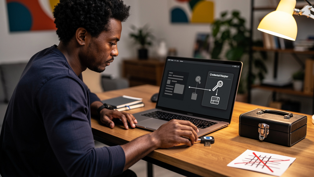 Featured image for I stopped trusting free publishers until I built this 30-second check. Style: topic-grounded-v5-people-first-logo-safe_featured_developer_auth.