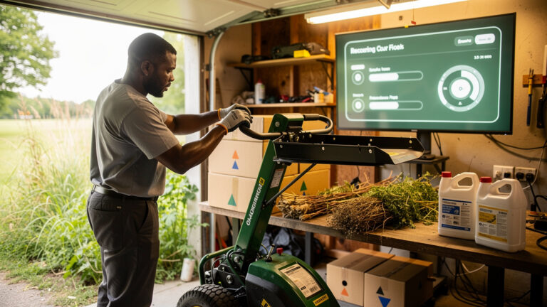 Featured image for a taller mower deck beat two summers of weeds and herbicide. Style: topic-grounded-v5-people-first-logo-safe_featured_general_article_workflow.