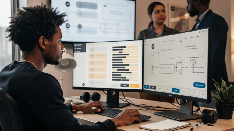 Featured image for The first sixty seconds of a Windows Sandbox reveal everything. Style: topic-grounded-v5-people-first-logo-safe_featured_ai_agent_workflow.
