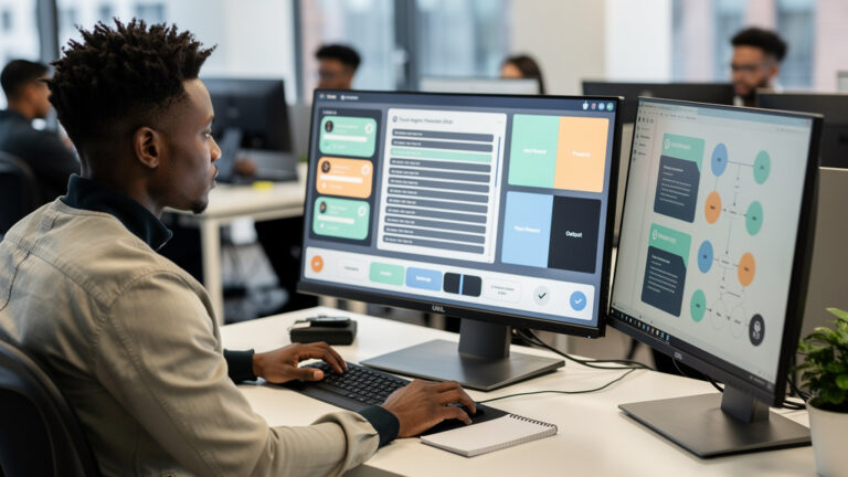Featured image for The Quiet Politics Behind Your Browser's AI Sidebar. Style: topic-grounded-v5-people-first-logo-safe_featured_ai_agent_workflow.