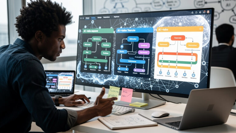 Featured image for Four AI takes I had to read twice before believing any of them. Style: topic-grounded-v5-people-first-logo-safe_featured_general_article_workflow.