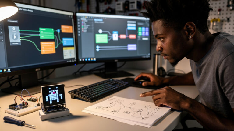 Featured image for Why a dying pixel creature on my desk catches what every alert missed. Style: topic-grounded-v5-people-first-logo-safe_featured_general_article_workflow.