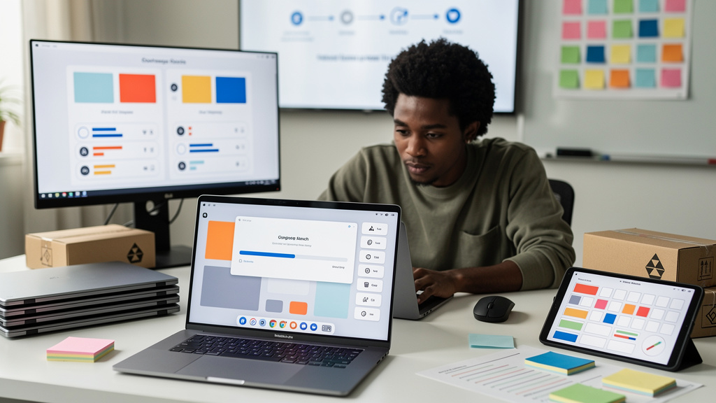 Featured image for COSMIC 1.9 is the first release I'd actually put on a laptop. Style: topic-grounded-v5-people-first-logo-safe_featured_general_article_workflow.