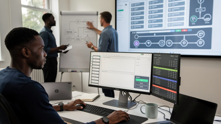 Featured image for An AI agent broke into a health portal and nobody agreed what it was. Style: topic-grounded-v5-people-first-logo-safe_featured_ai_agent_workflow.