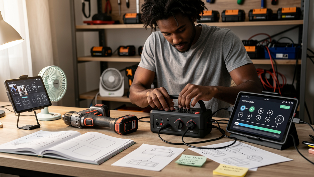 Featured image for Your drill battery doubles as a small power station. Style: topic-grounded-v5-people-first-logo-safe_featured_general_article_workflow.
