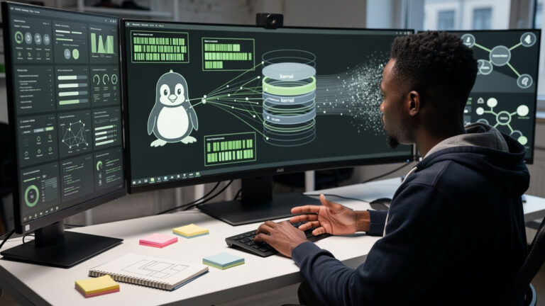 Featured image for Gravity Linux wants to upstream itself into the kernel, then vanish. Style: topic-grounded-v5-people-first-logo-safe_featured_general_article_workflow.