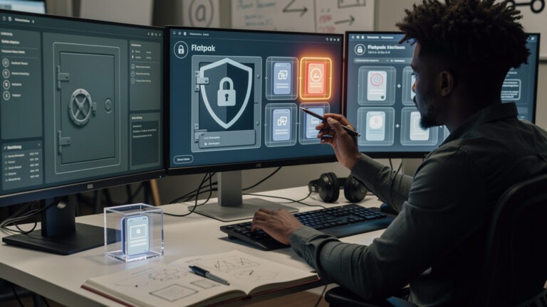 Featured image for Flatpak 1.18.4 patches six CVEs and one can crash a login screen. Style: topic-grounded-v5-people-first-logo-safe_featured_general_article_workflow.