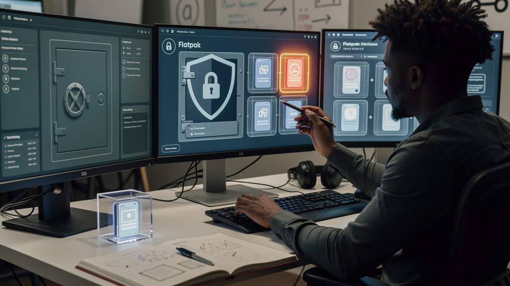 Featured image for Flatpak 1.18.4 patches six CVEs and one can crash a login screen. Style: topic-grounded-v5-people-first-logo-safe_featured_general_article_workflow.