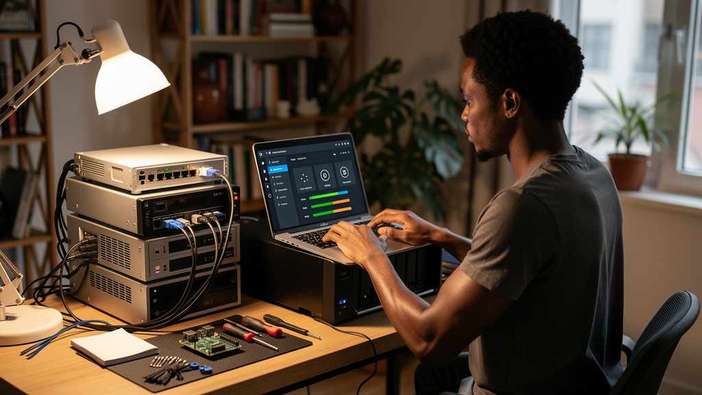 Featured image for Your CPU already has a media server inside it, mostly for free. Style: topic-grounded-v5-people-first-logo-safe_featured_infrastructure_workflow.